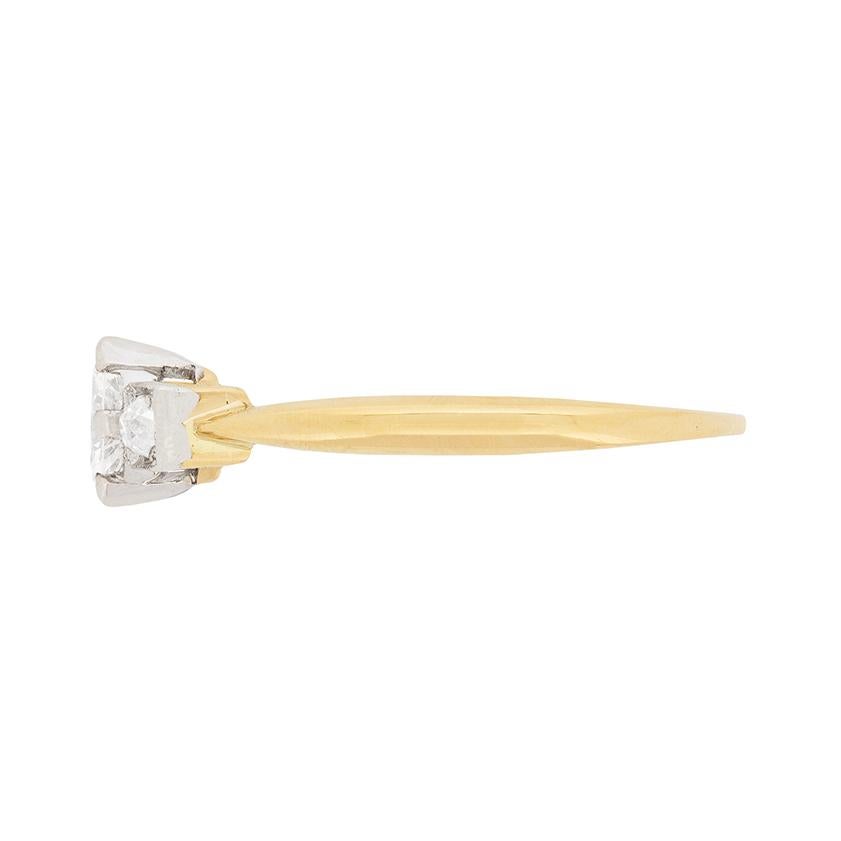 Art Deco Marquise and Old Cut Diamond Ring, circa 1920s In Good Condition In London, GB