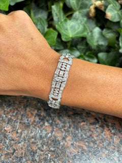 Art Deco Marquise Diamond Bracelet