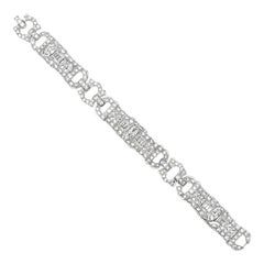 Art Deco Marquise Diamond Bracelet