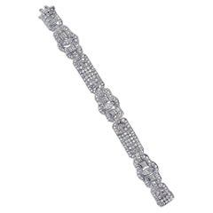Bracelet Art déco avec diamants marquises 