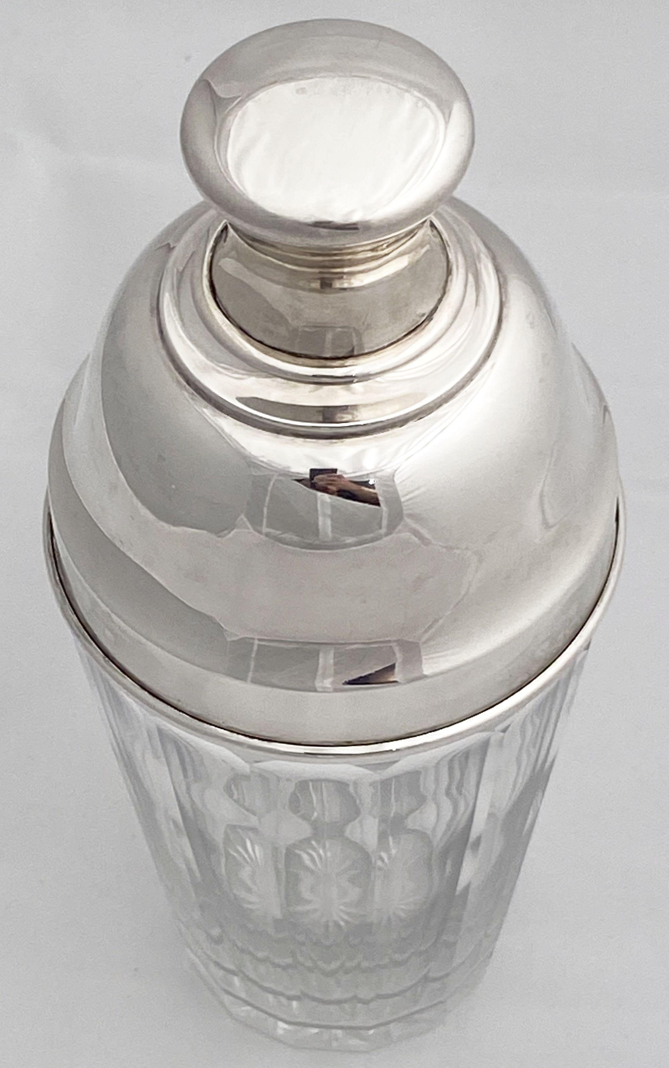 Art Deco Martini or Cocktail Shaker from England 3