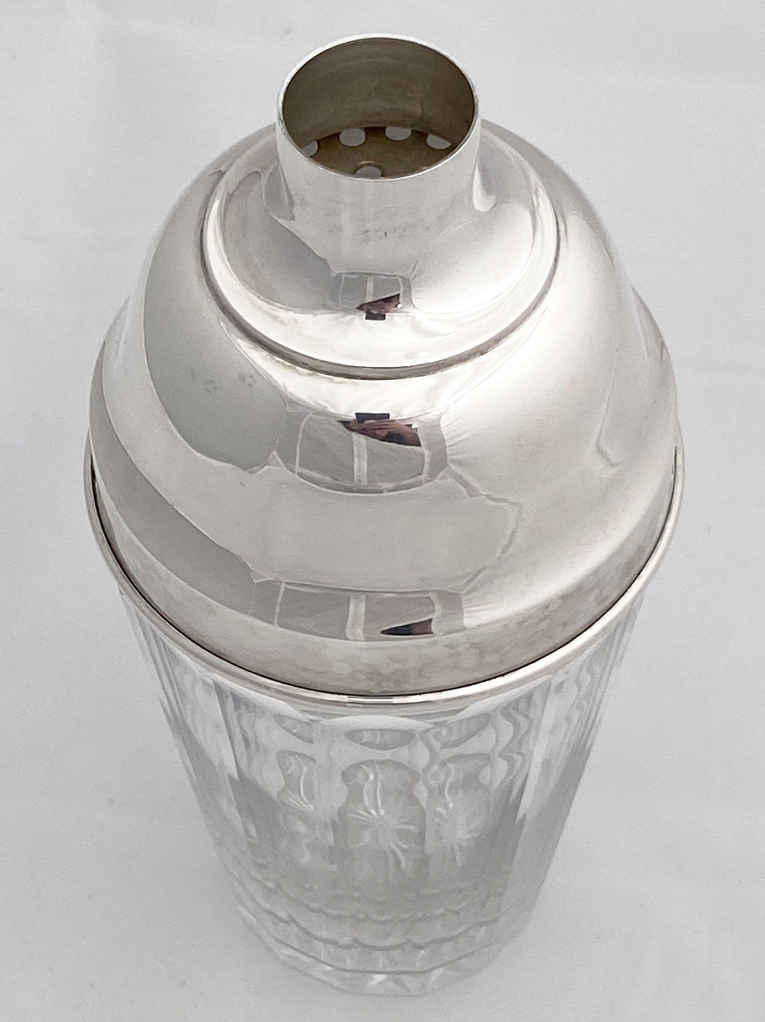 Art Deco Martini or Cocktail Shaker from England 4