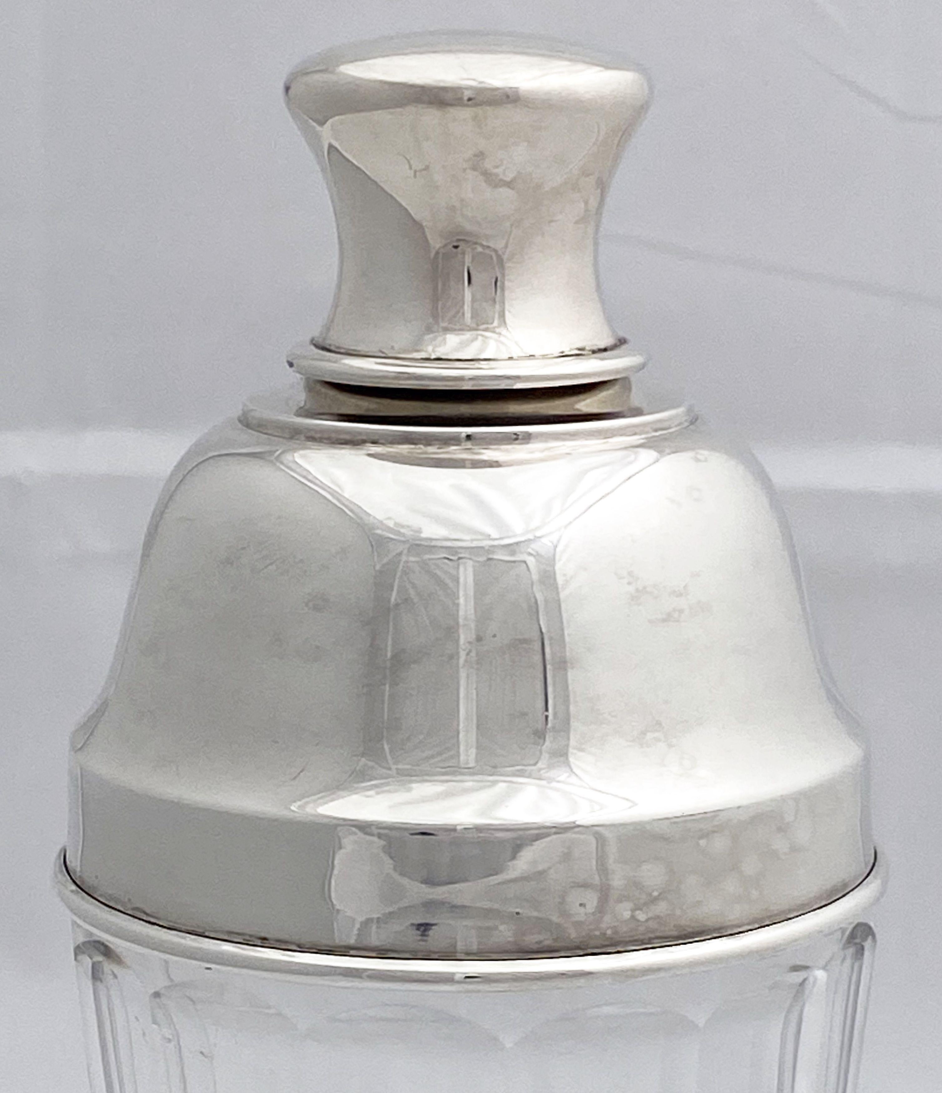 English Art Deco Martini or Cocktail Shaker from England