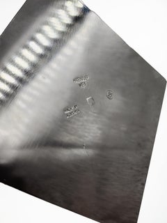 Art Deco Masken-Skulptur aus versilbertem Metall von Hagenauer Wien, Österreich