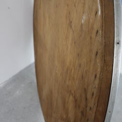 Art decò massive round wall mirror, Italy, 1940