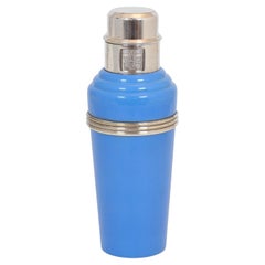 Art Deco Master Incolor Art Deco Blue Cocktail Shaker