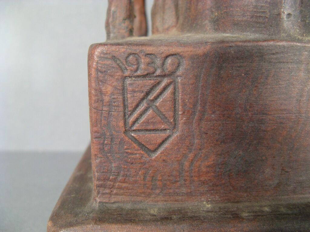 Obra maestra Art Decó - Escultura de terracota 