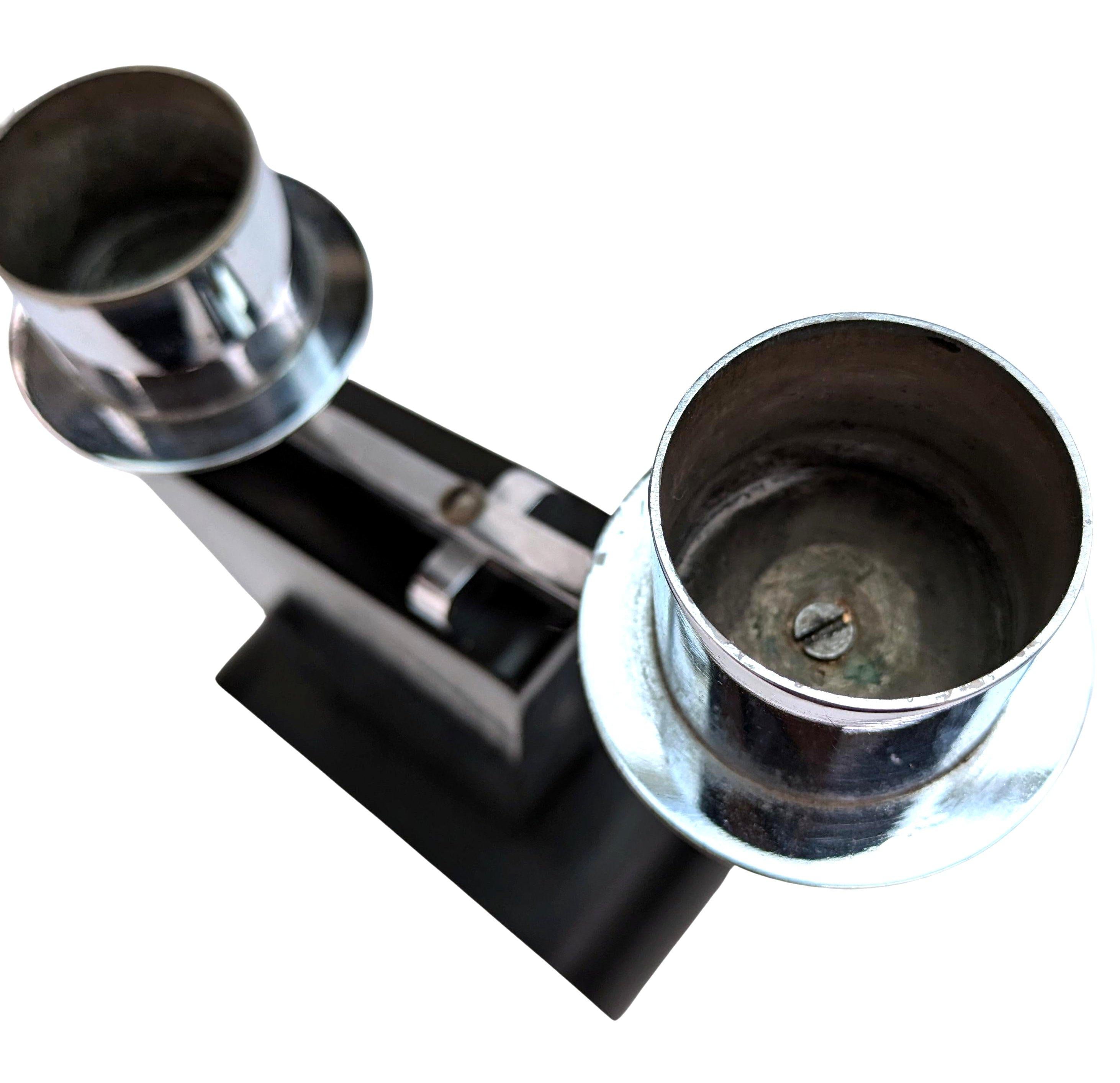 Pareja Art Decó Candelabros Escalonados 1930 Moderne siglo XX en venta