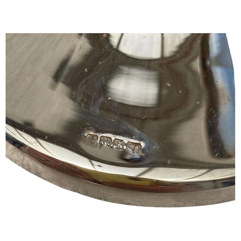 Passendes Paar Kerzenständer aus Nickel, Silber und Glas im Art déco-Stil, um 1930 im Angebot 3