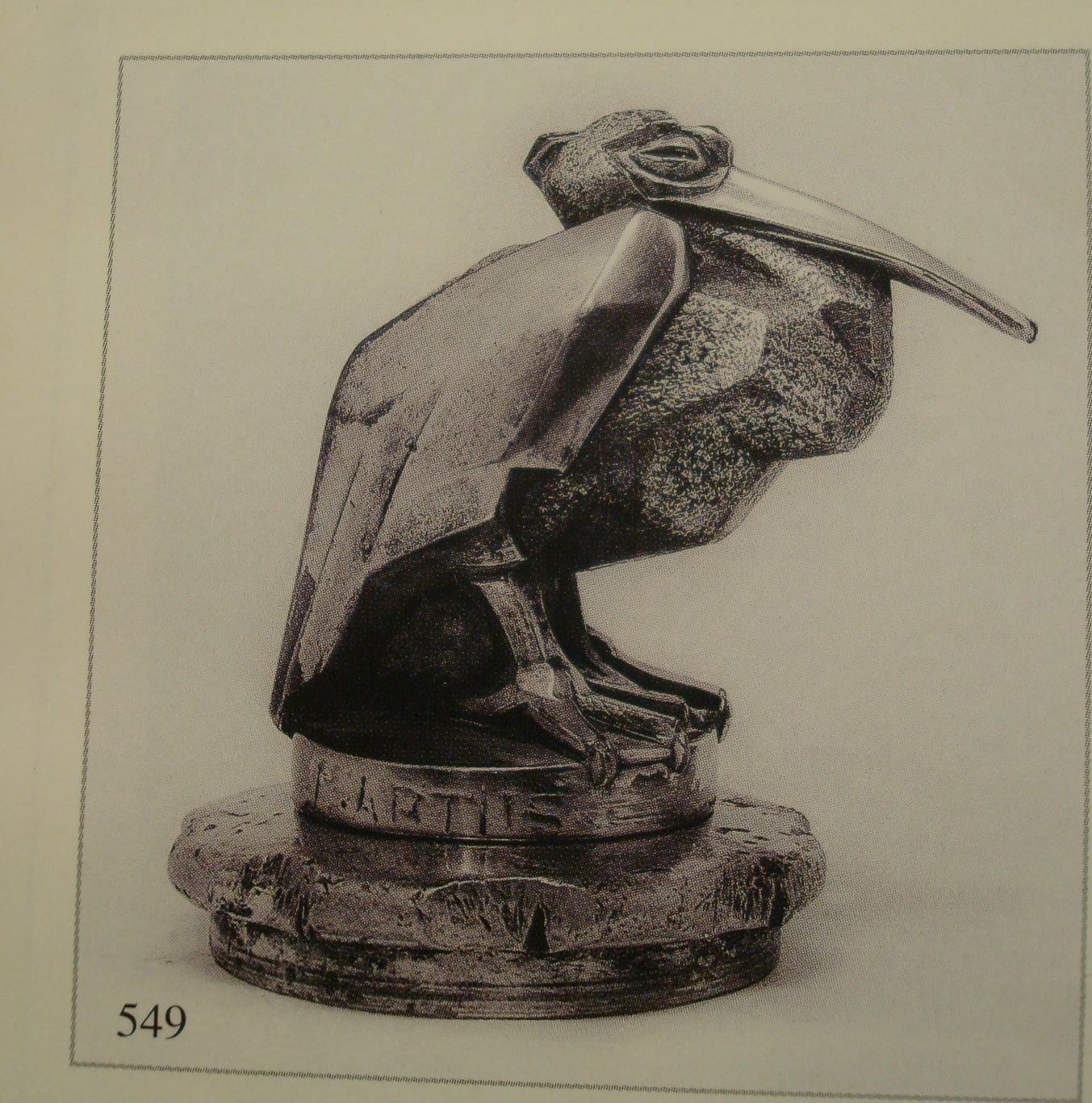 Ornement à capuche pélican Artus Max Le Verrier/Artus Pelican, France en vente 2
