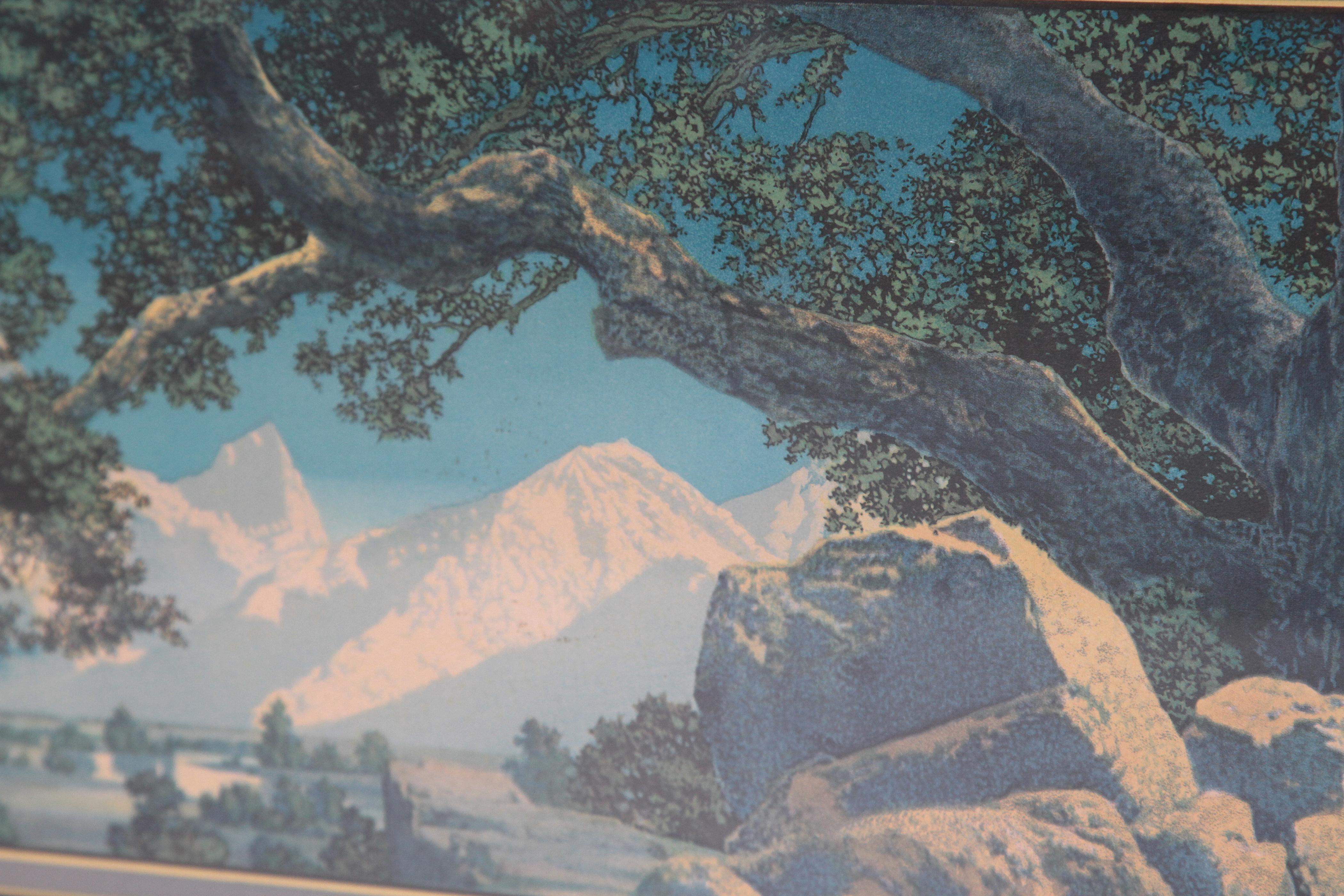 Art Deco Maxfield Parrish Original 1917 Large Rubaiyat House of Art Print 3