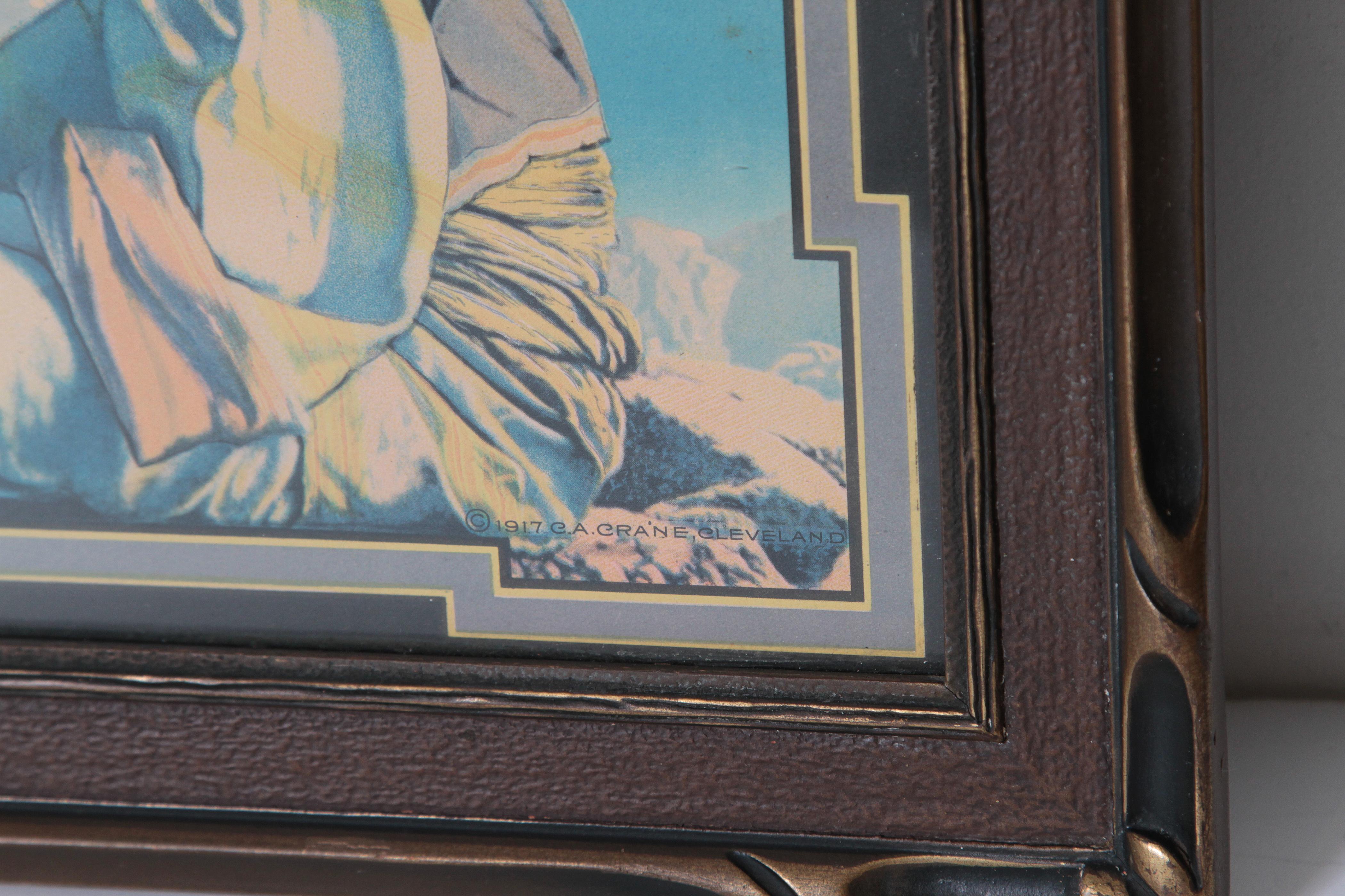 Art Deco Maxfield Parrish Original 1917 Großes Rubaiyat Haus der Kunst Druck (Papier)