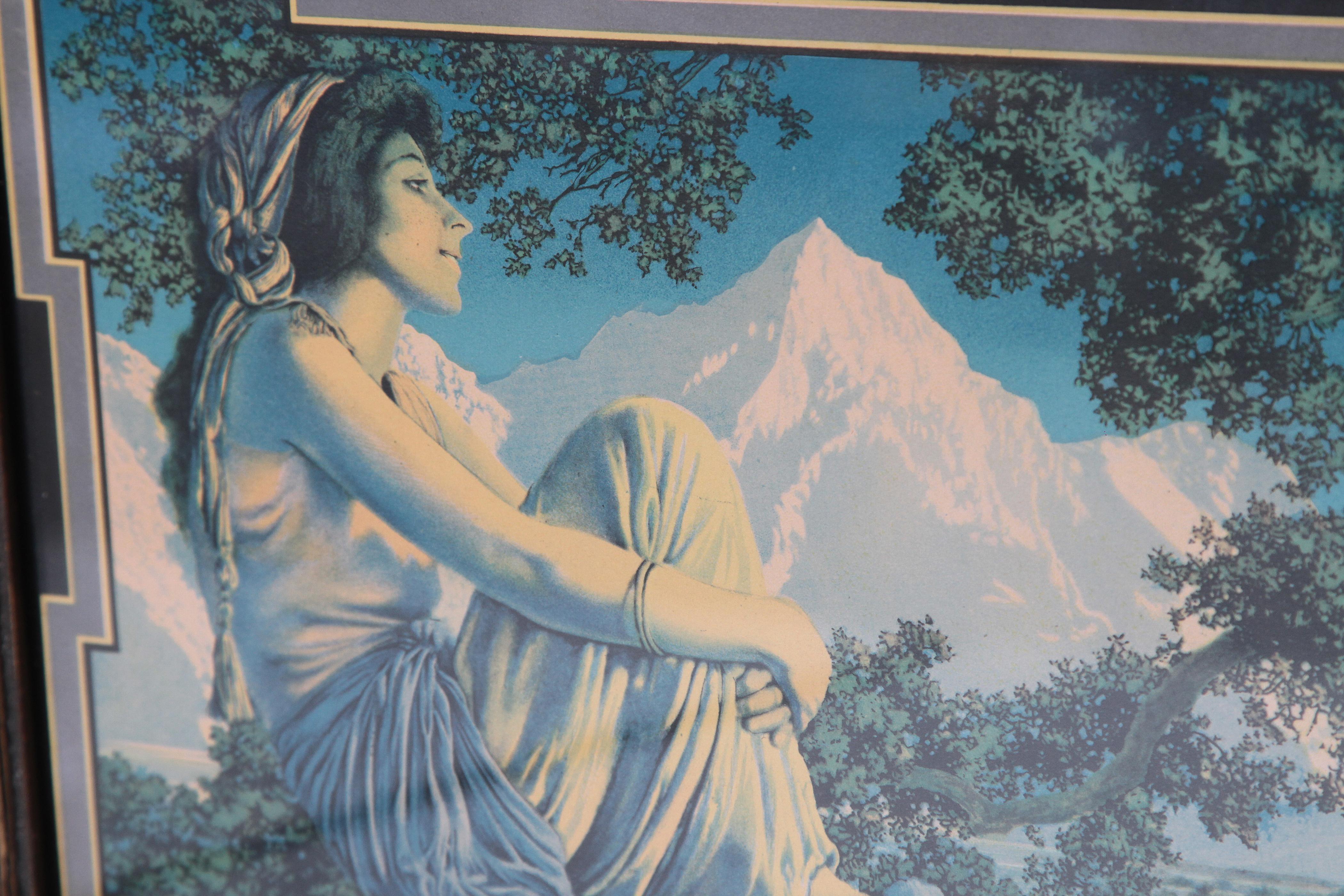 Art Deco Maxfield Parrish Original 1917 Large Rubaiyat House of Art Print 1