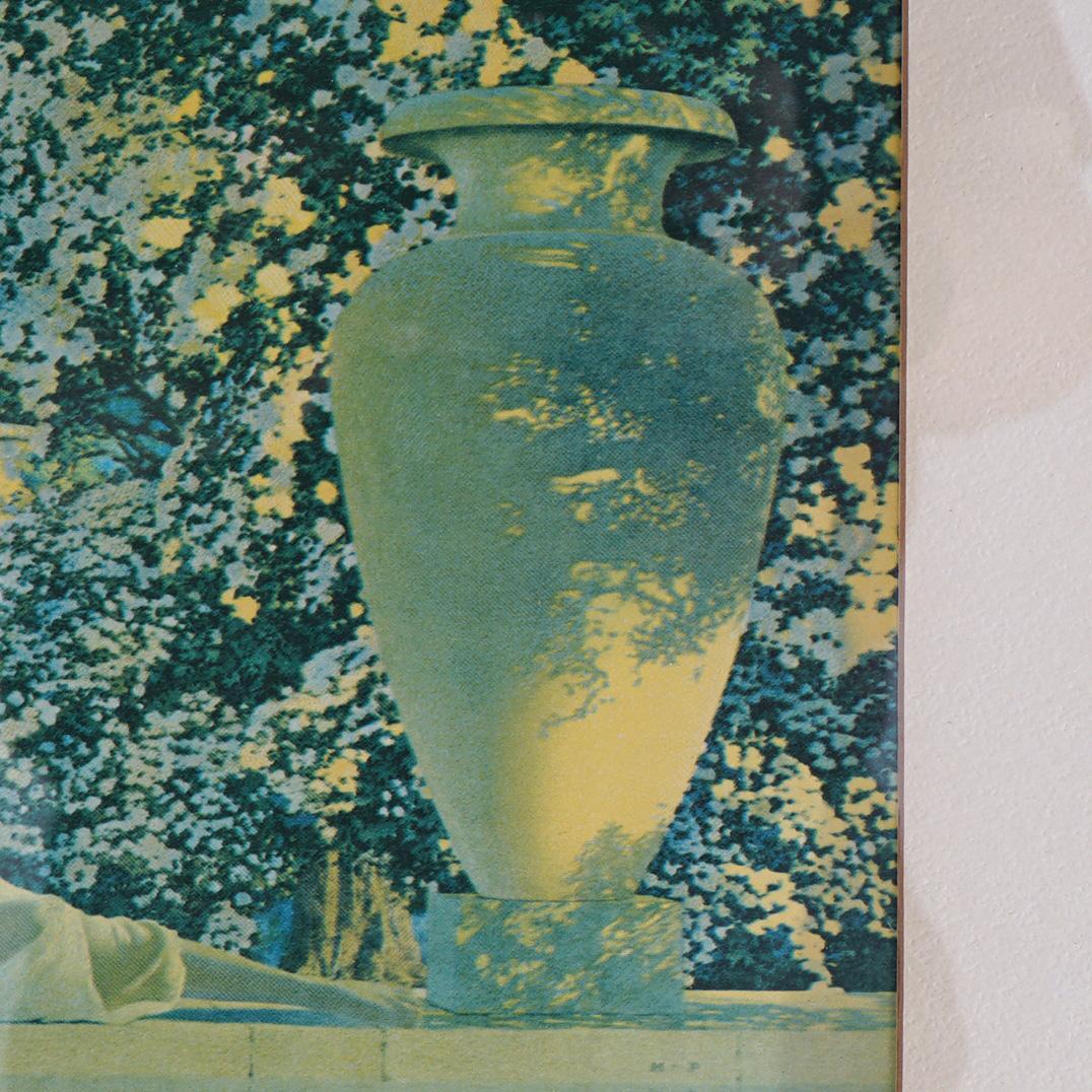 Art Deco Maxfield Parrish Print Garten mitrish-Druck von Allah, ca. 1920 im Zustand „Gut“ im Angebot in Big Flats, NY