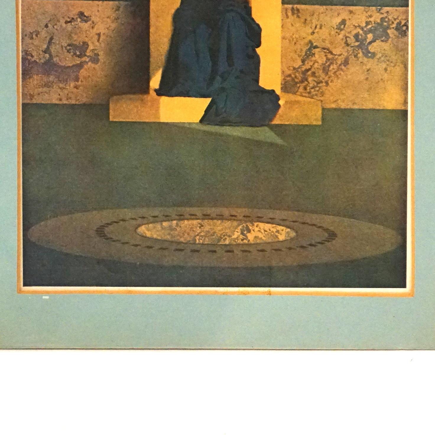 Paper Art Deco Maxfield Parrish Print “The Young Prince Of The Black Isles” C1906 For Sale