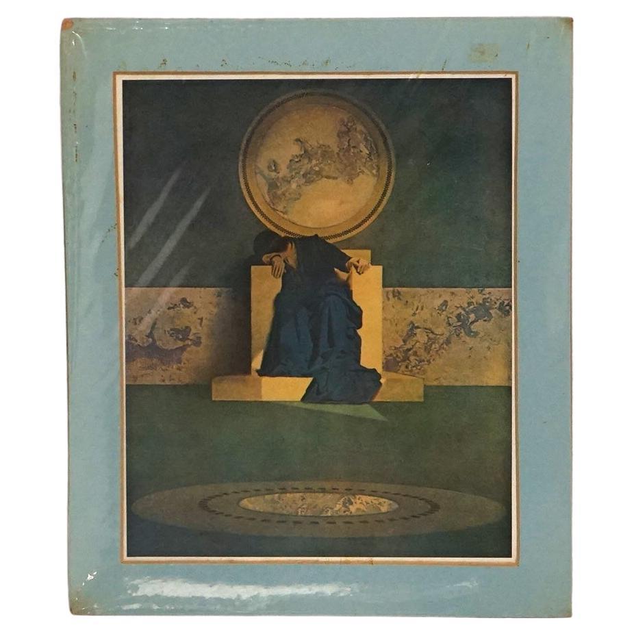 Art Deco Maxfield Parrish Print “The Young Prince Of The Black Isles” C1906 For Sale