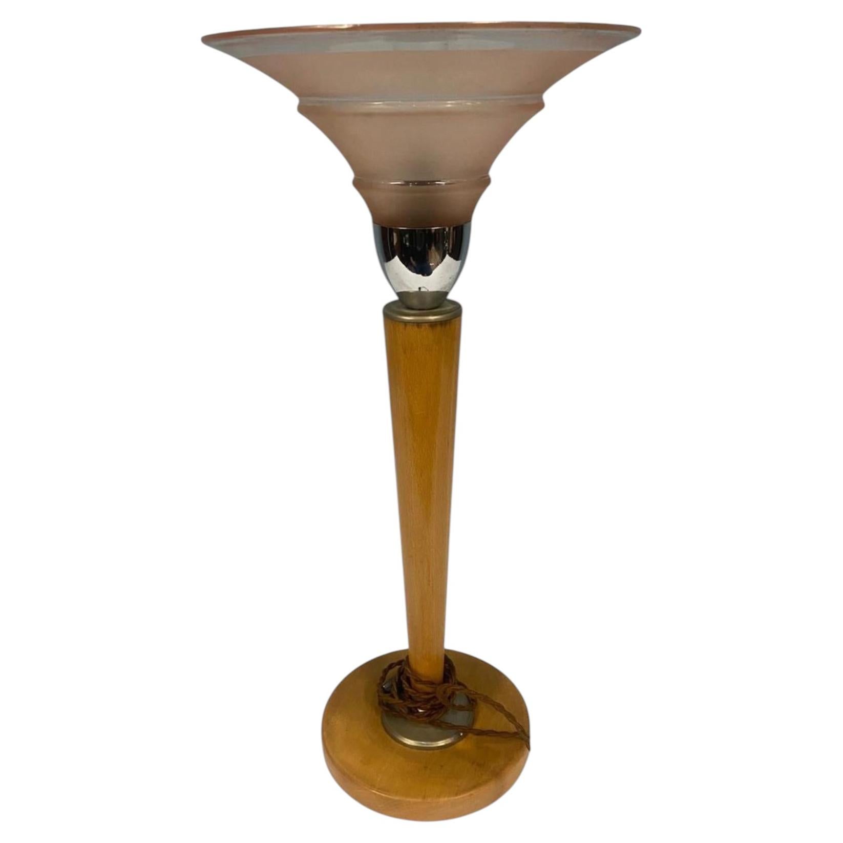 Art Deco Mazda Table Lamp 1930s Light