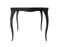 Art Deco Med. Hammered Antq. Bronze Card Table – Cabriole Leg, Handmade
