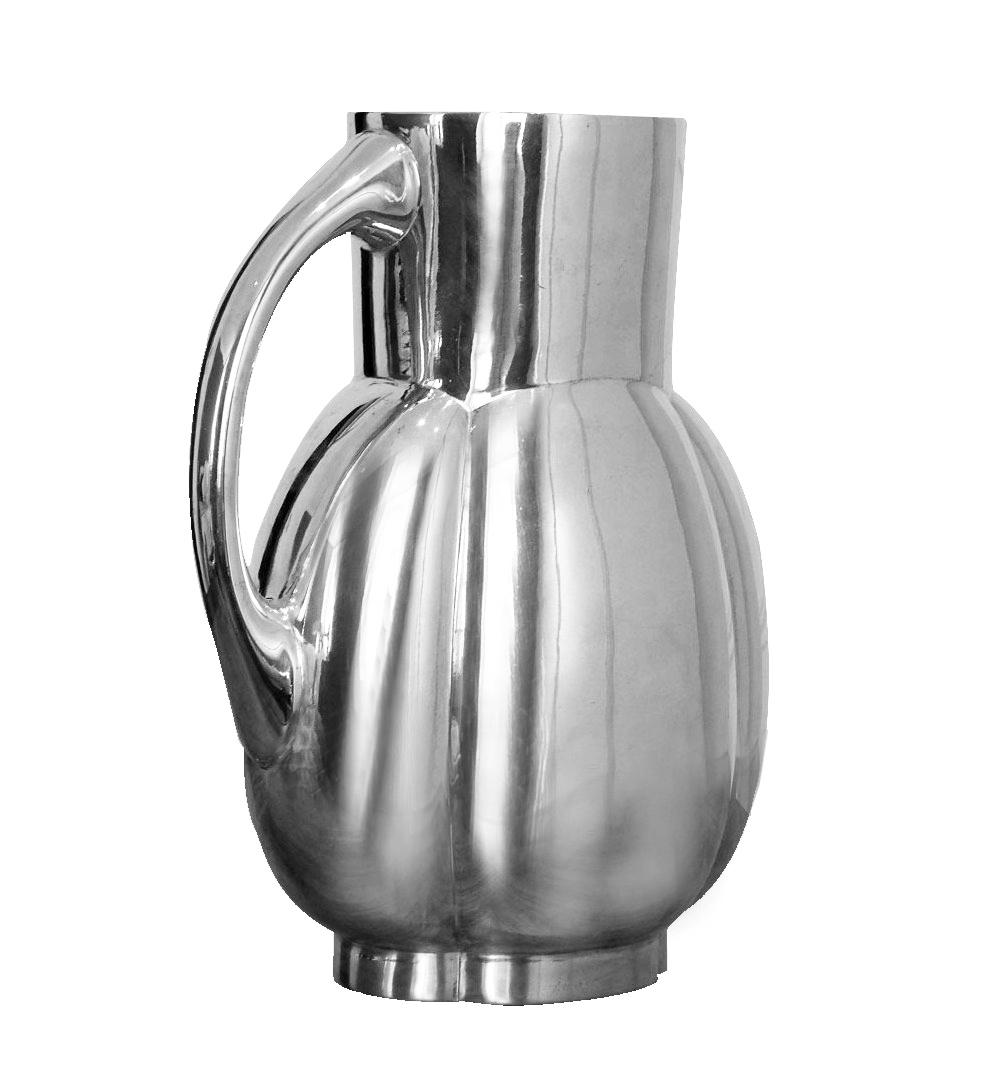 French Art Deco Pitcher by Christian Fjerdingstad, Gallia for Christofle For Sale