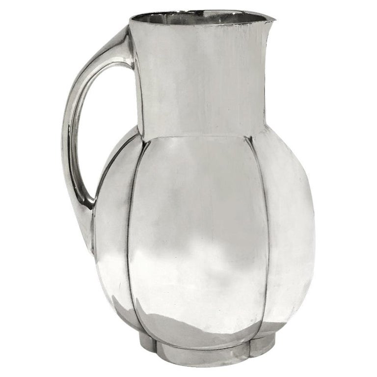 Art Deco Pitcher by Christian Fjerdingstad, Gallia for Christofle For Sale