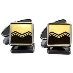 Art Deco Mens Geometric Cufflinks