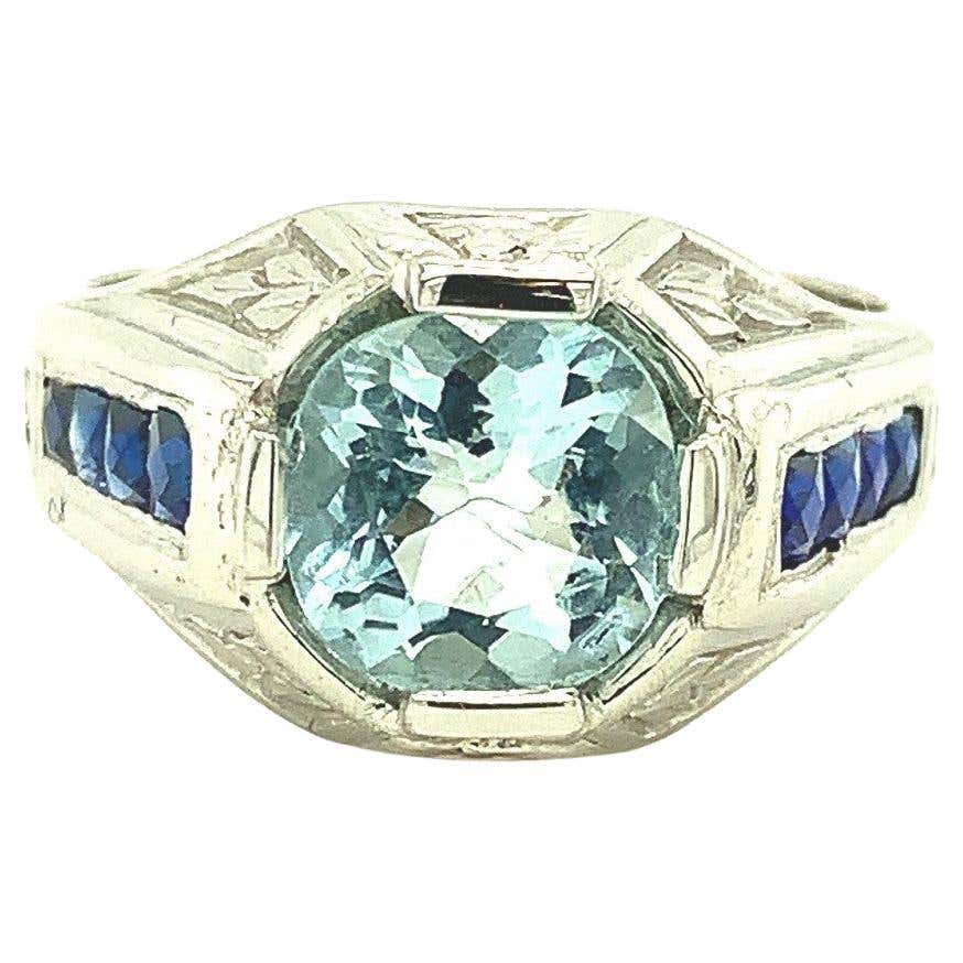 Art Deco Men's Two Color Gold Signet Ring at 1stDibs | art deco signet ring