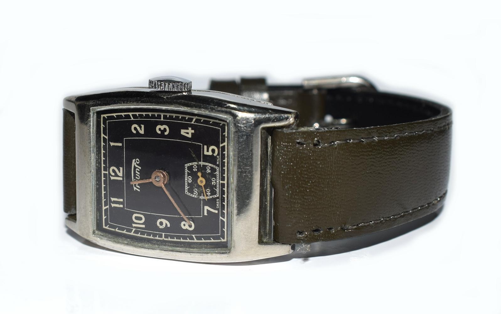 European Art Deco Men's Wrist Watch By Triunfo