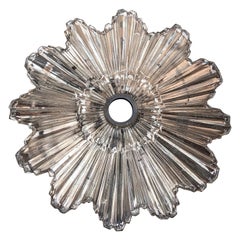 Art Deco Mercury Glass Star Chandelier Ceiling Canopy