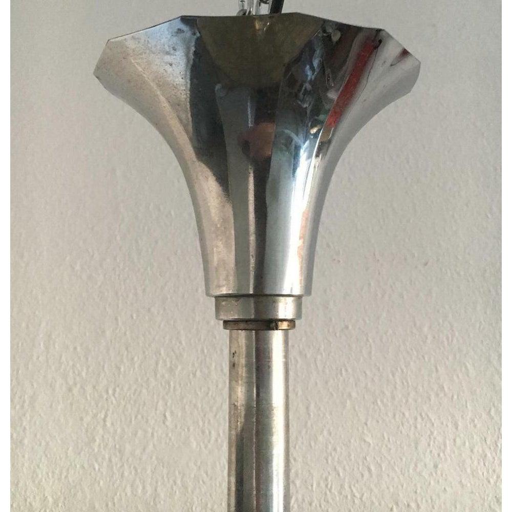 Lampada da soffitto in vetro e metallo in stile Art Deco In condizioni ottime in vendita a Hamburg, DE