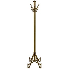 Art Deco Metal Coat Stand, circa 1930