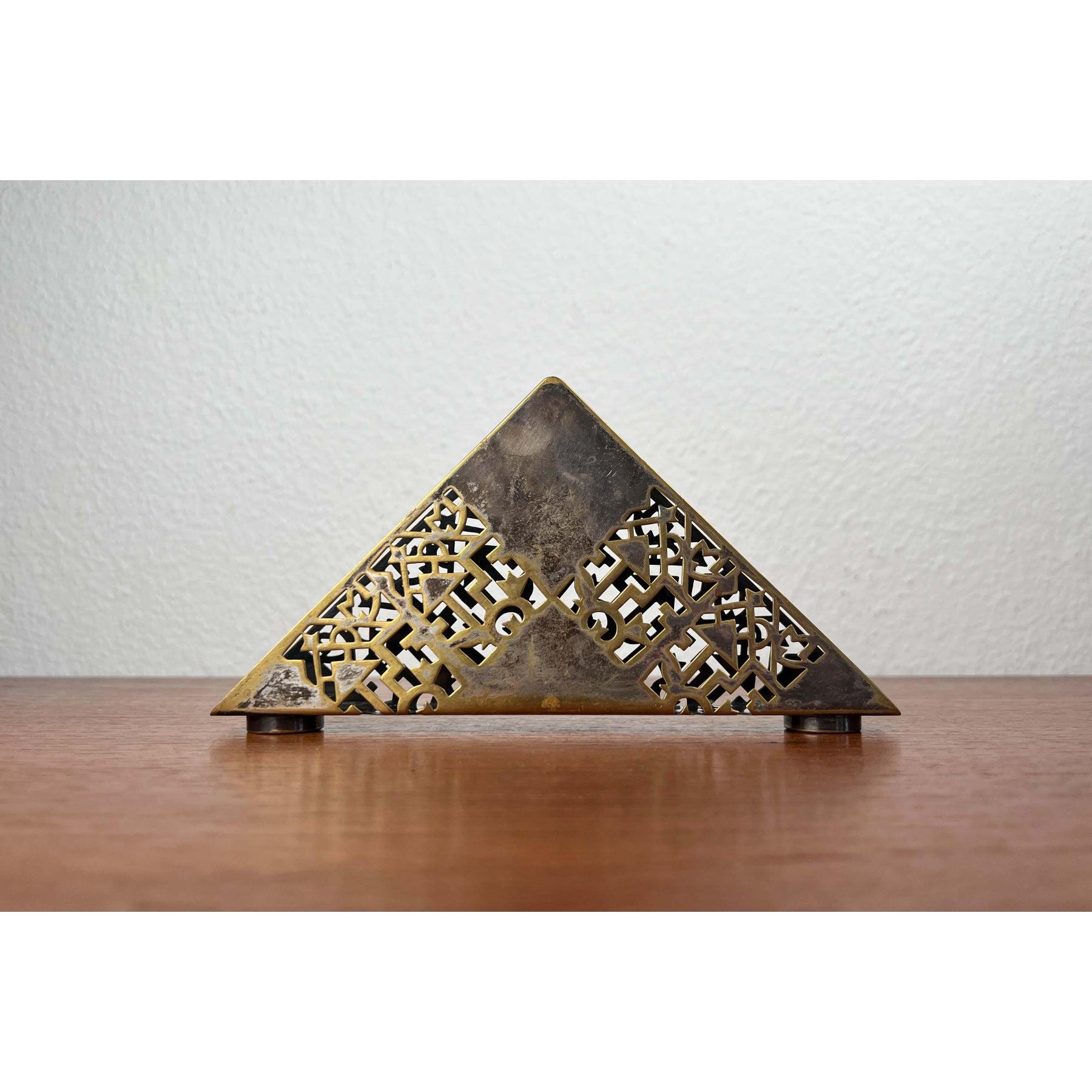 Porte-serviettes en métal Art Deco de Quist en vente 7