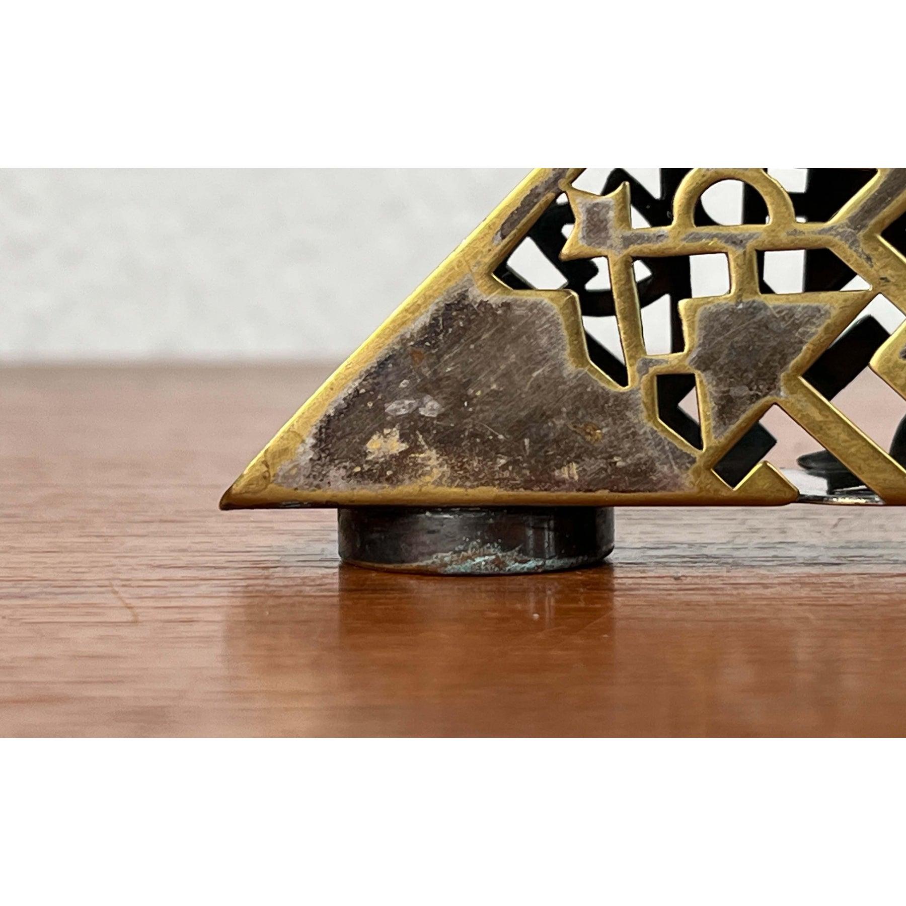 Porte-serviettes en métal Art Deco de Quist en vente 10