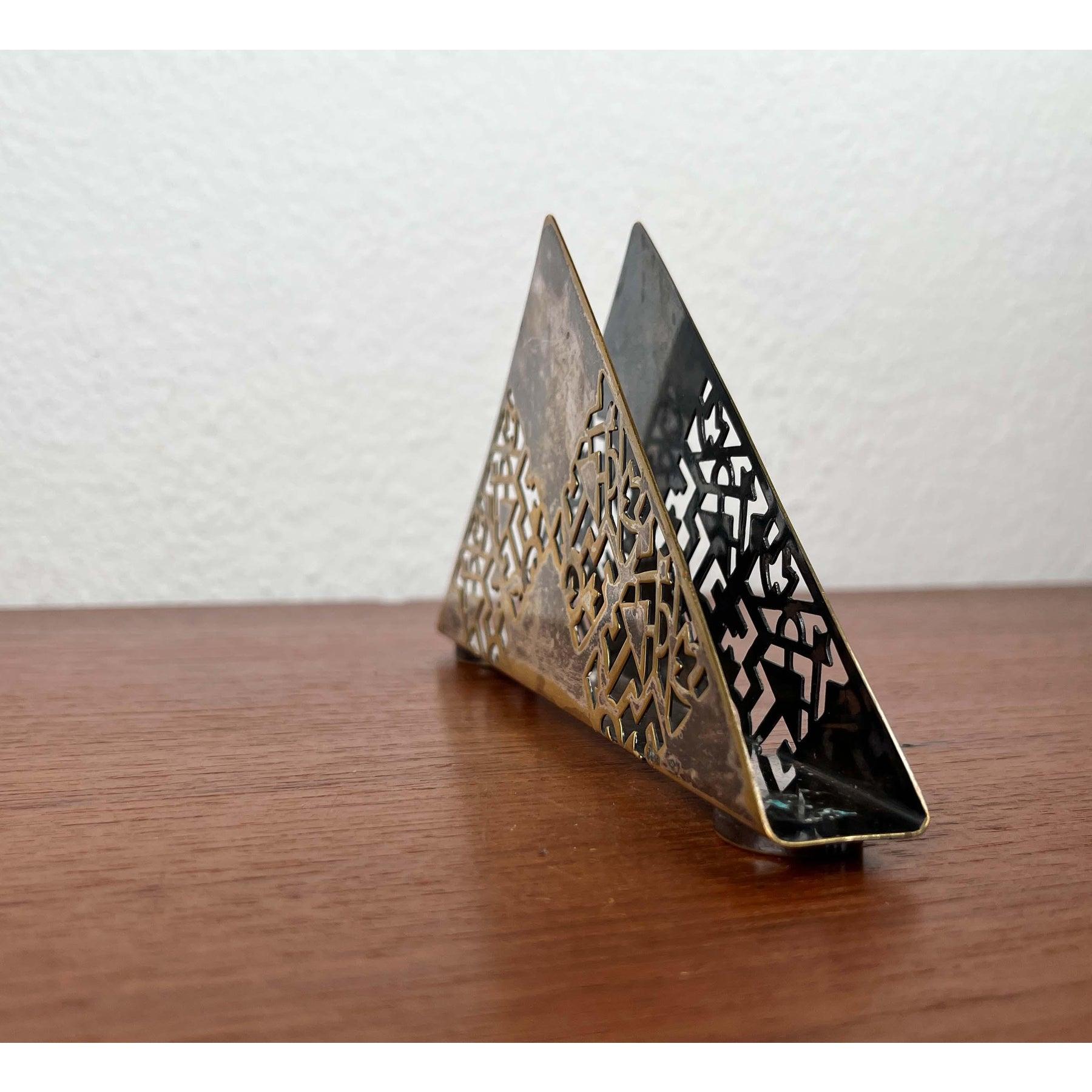 20ième siècle Porte-serviettes en métal Art Deco de Quist en vente