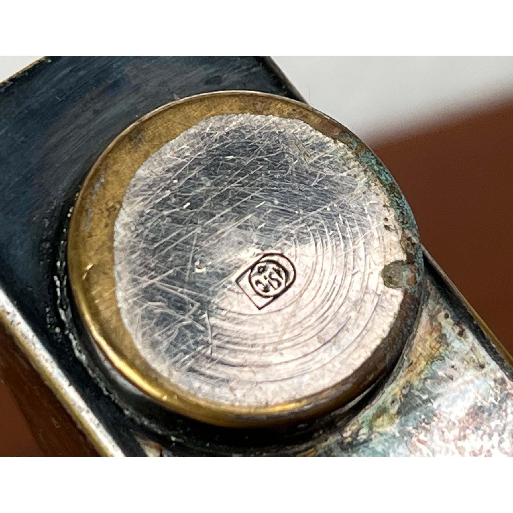 Porte-serviettes en métal Art Deco de Quist en vente 1