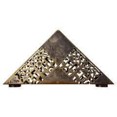 Porte-serviettes en métal Art Deco de Quist