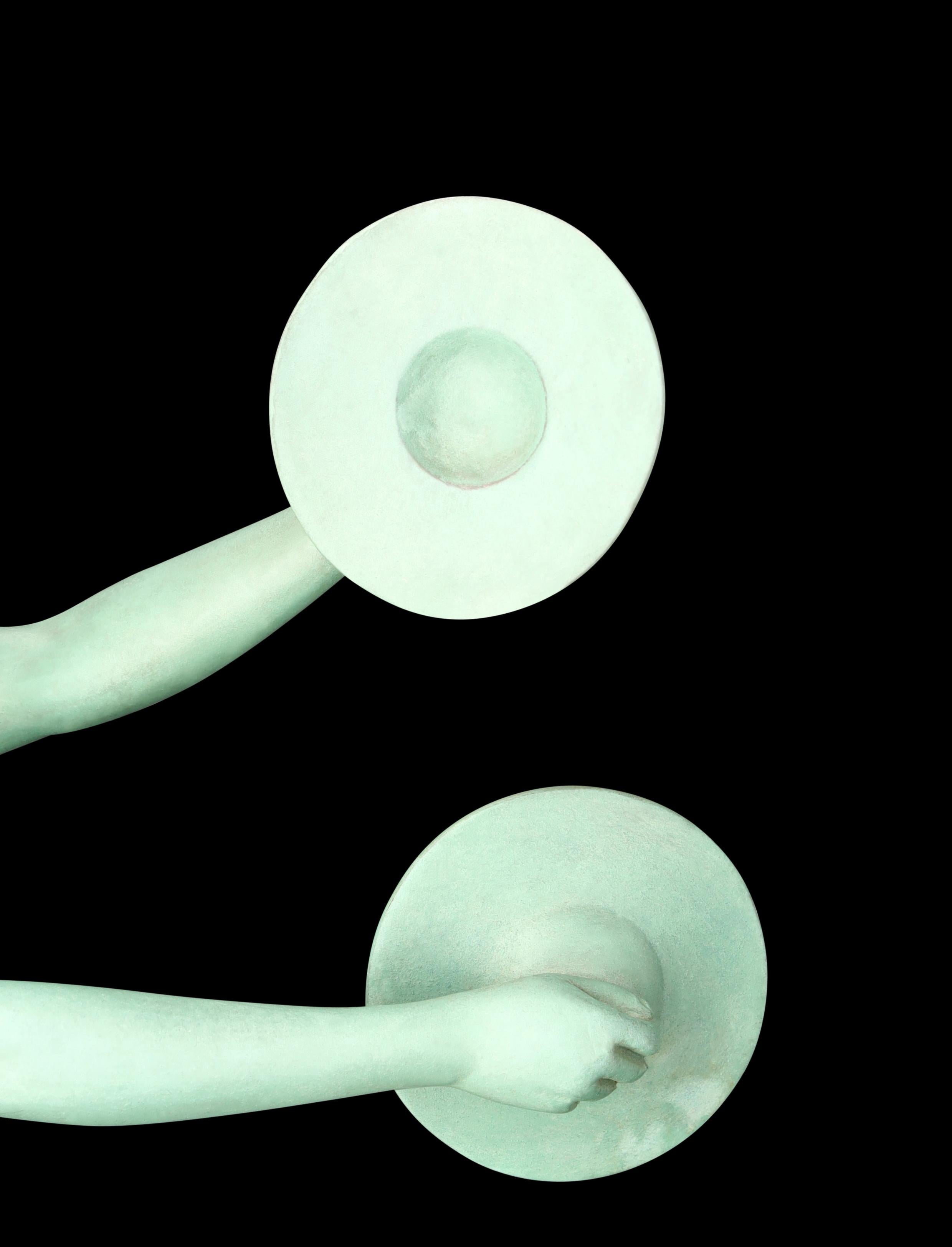 Scultura in metallo Art Deco 