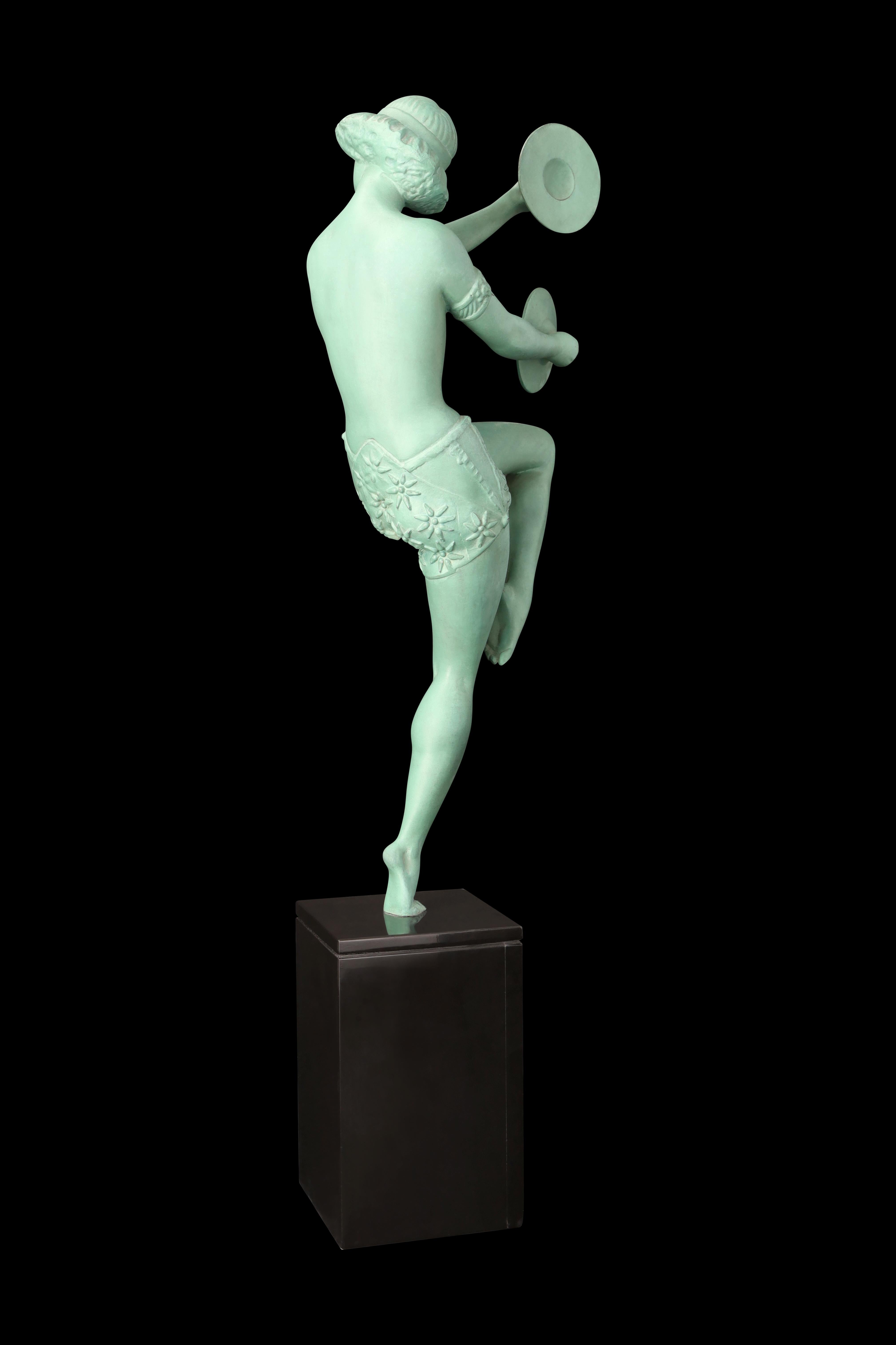 Metallo Scultura in metallo Art Deco 