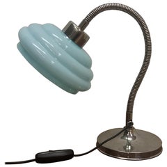 Art Deco Metal Tabel Lamp, 1935