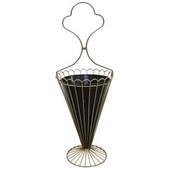 Porte-parapluies Art Déco - Sculpture de sol en métal