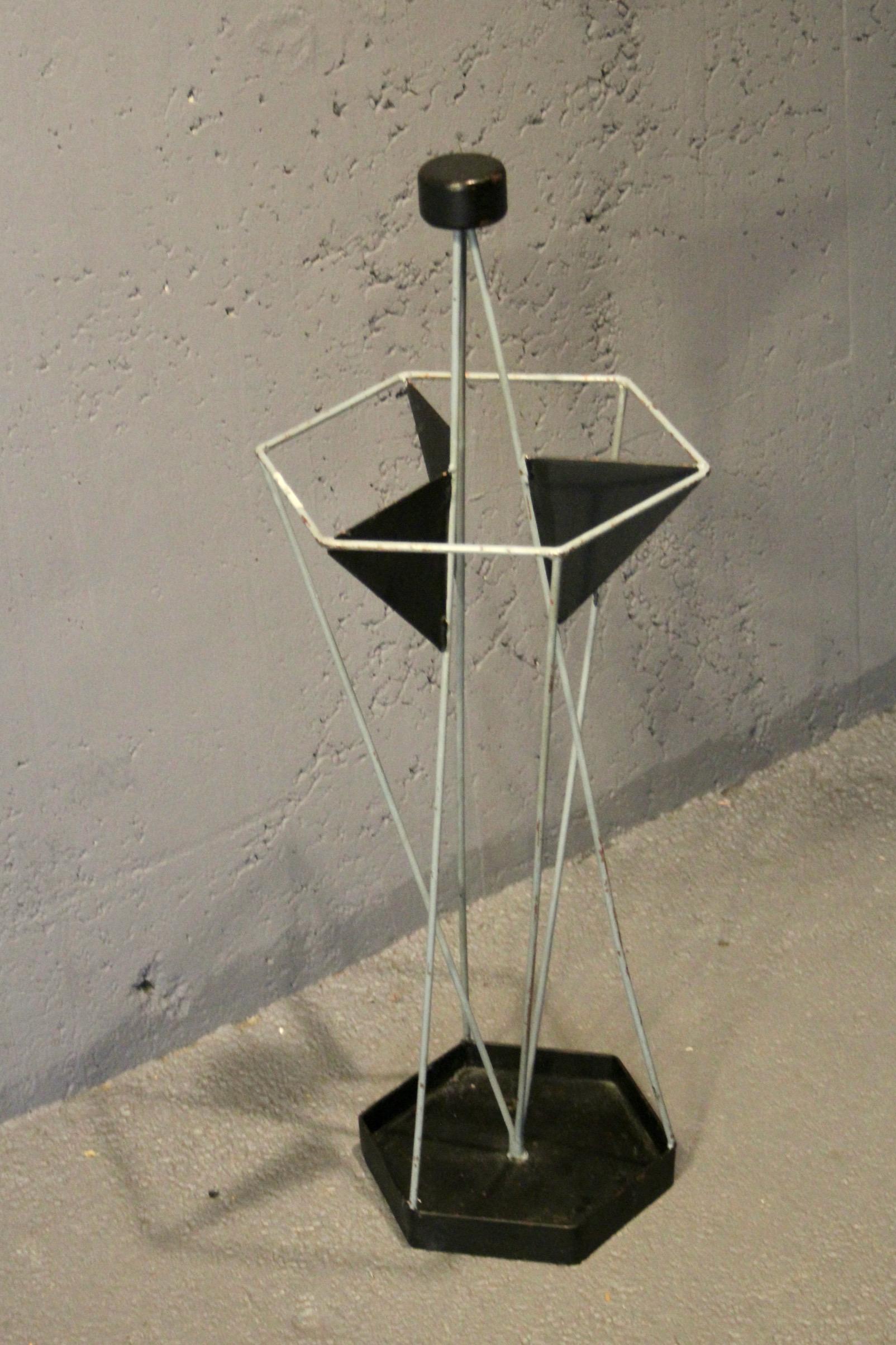 Portaombrelli in metallo Art déco in vendita 2