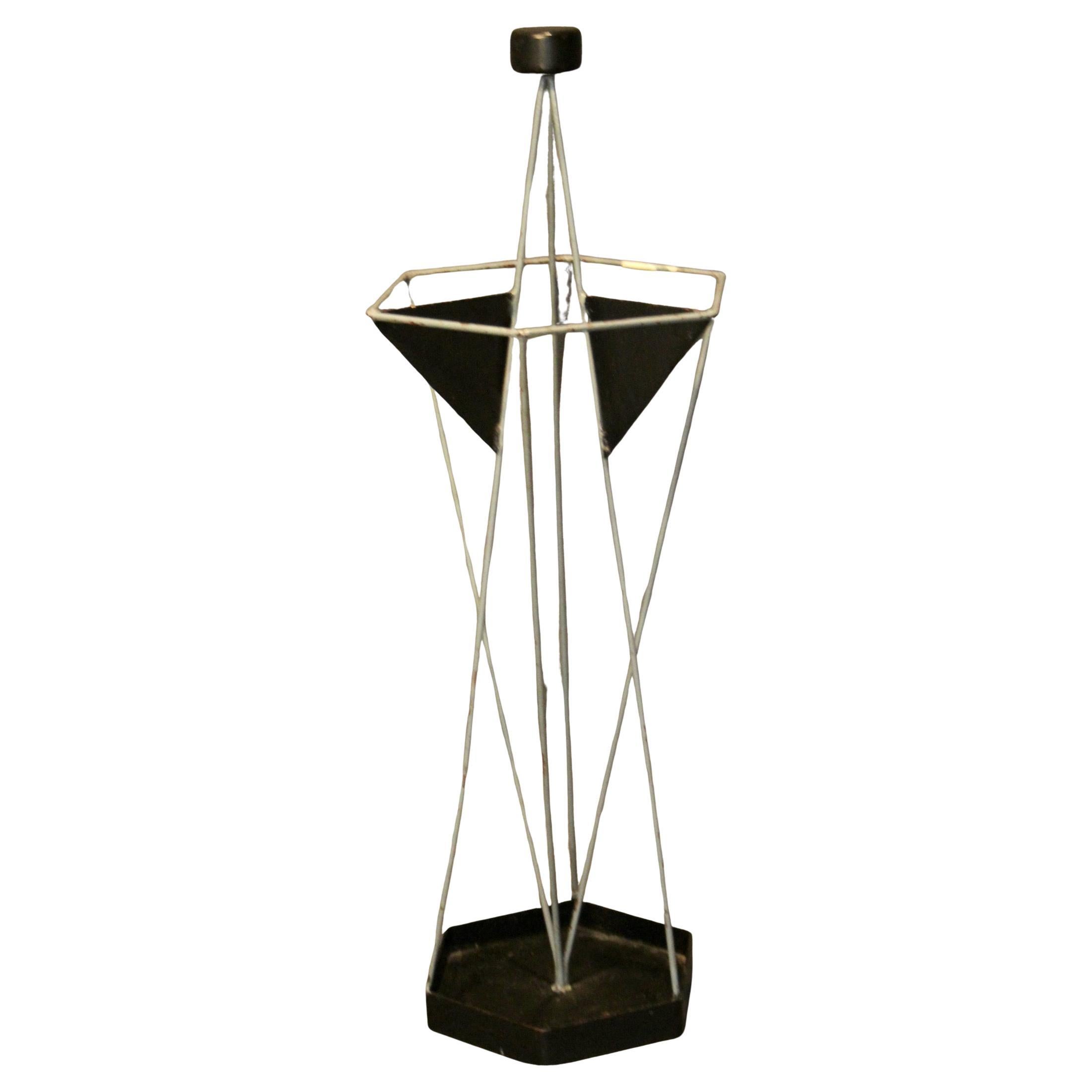 Portaombrelli in metallo Art déco