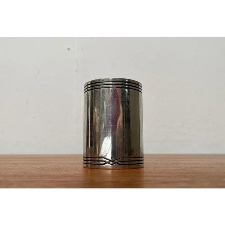 Vaso in metallo Art Deco di Etain, Francia in vendita 3