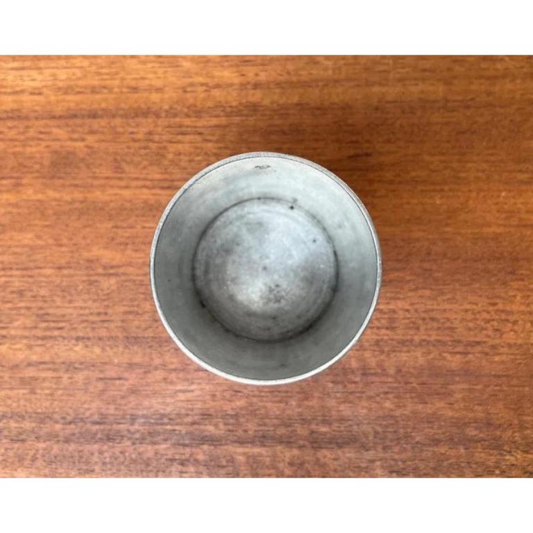 XX secolo Vaso in metallo Art Deco di Etain, Francia in vendita
