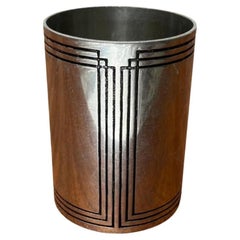 Art Deco Metal Vase from Etain, France