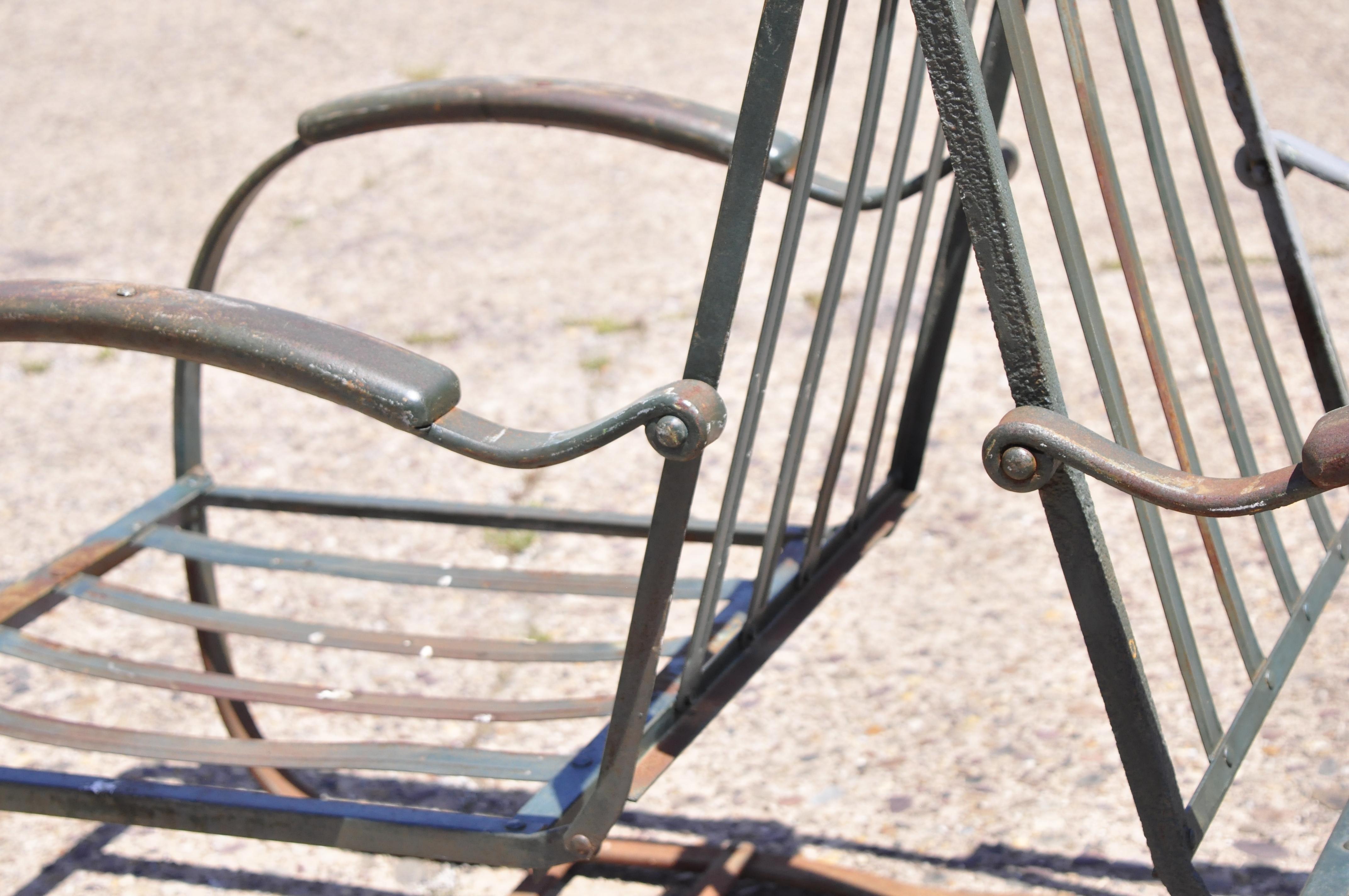 outdoor metal bouncy chairs