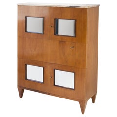 Art Deco Mid Century Alfonso Liporesi Dry Bar, Italy, 1950