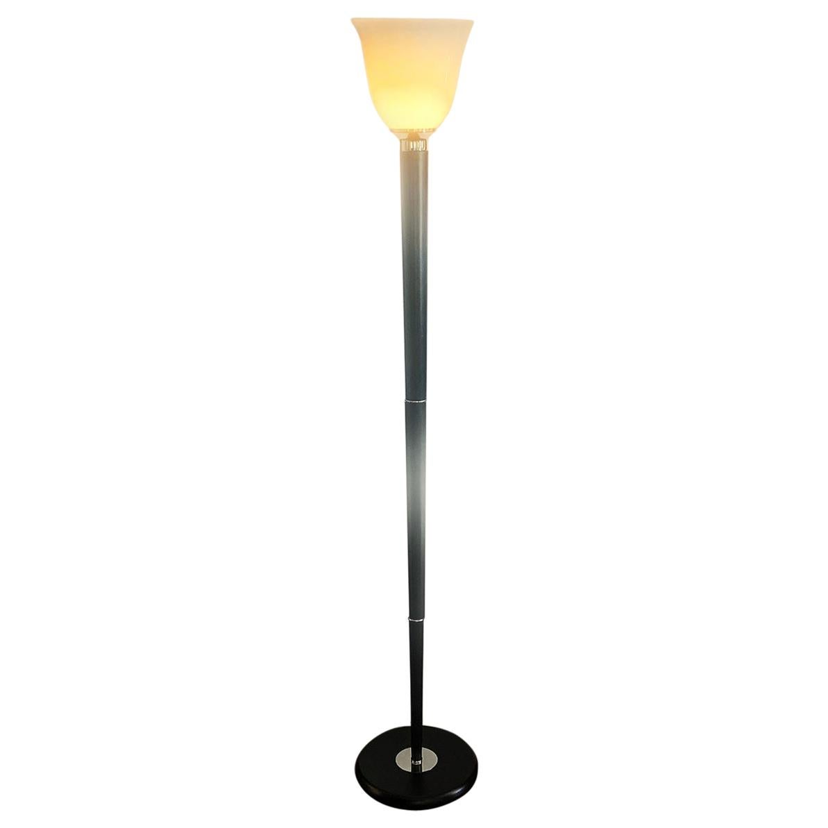 Art Deco Midcentury German Mazda Floor Standard Lamp