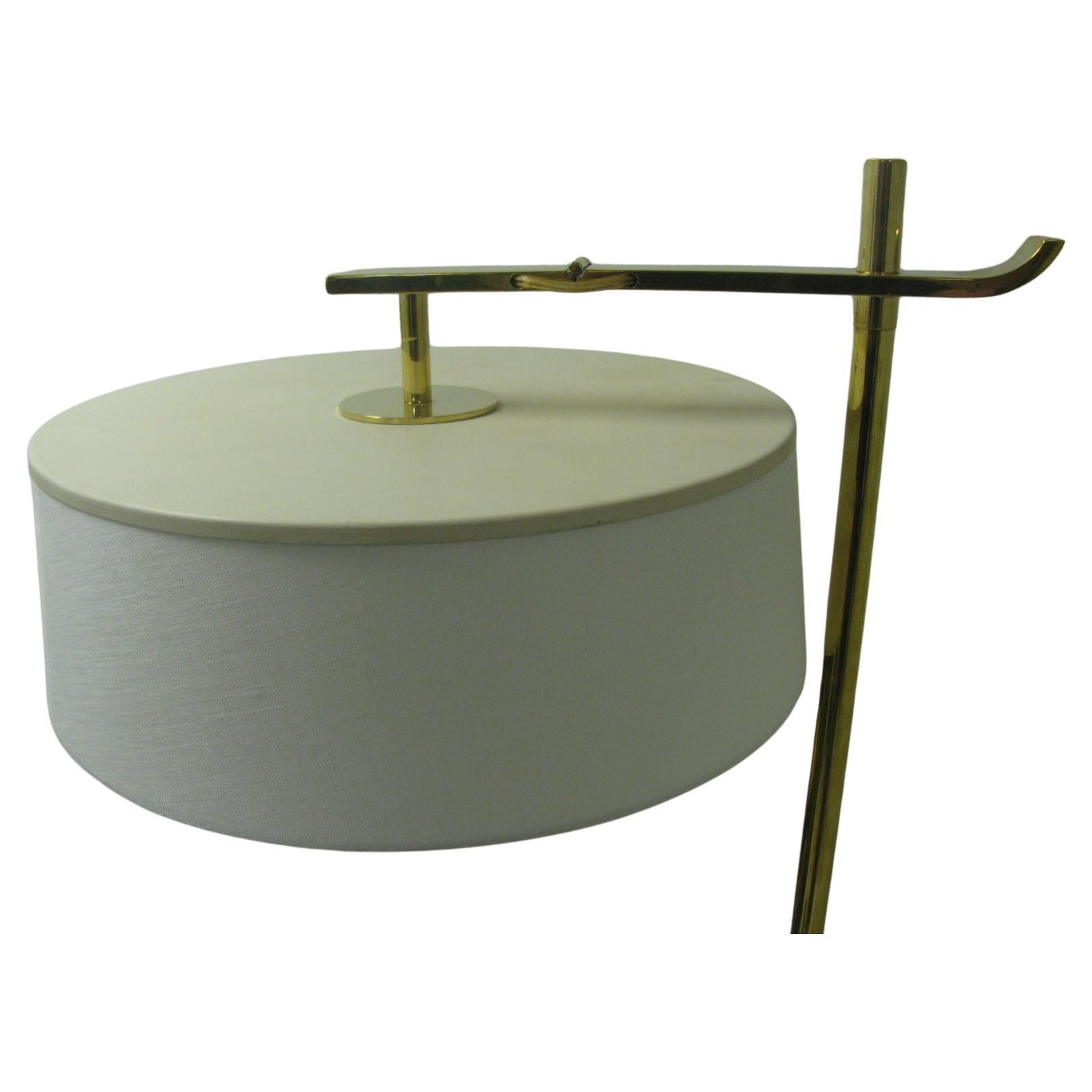 Art Deco Mid-Century Modern Flip Floor Torchiere and Reading Lamp by Kurt Versen For Sale 4