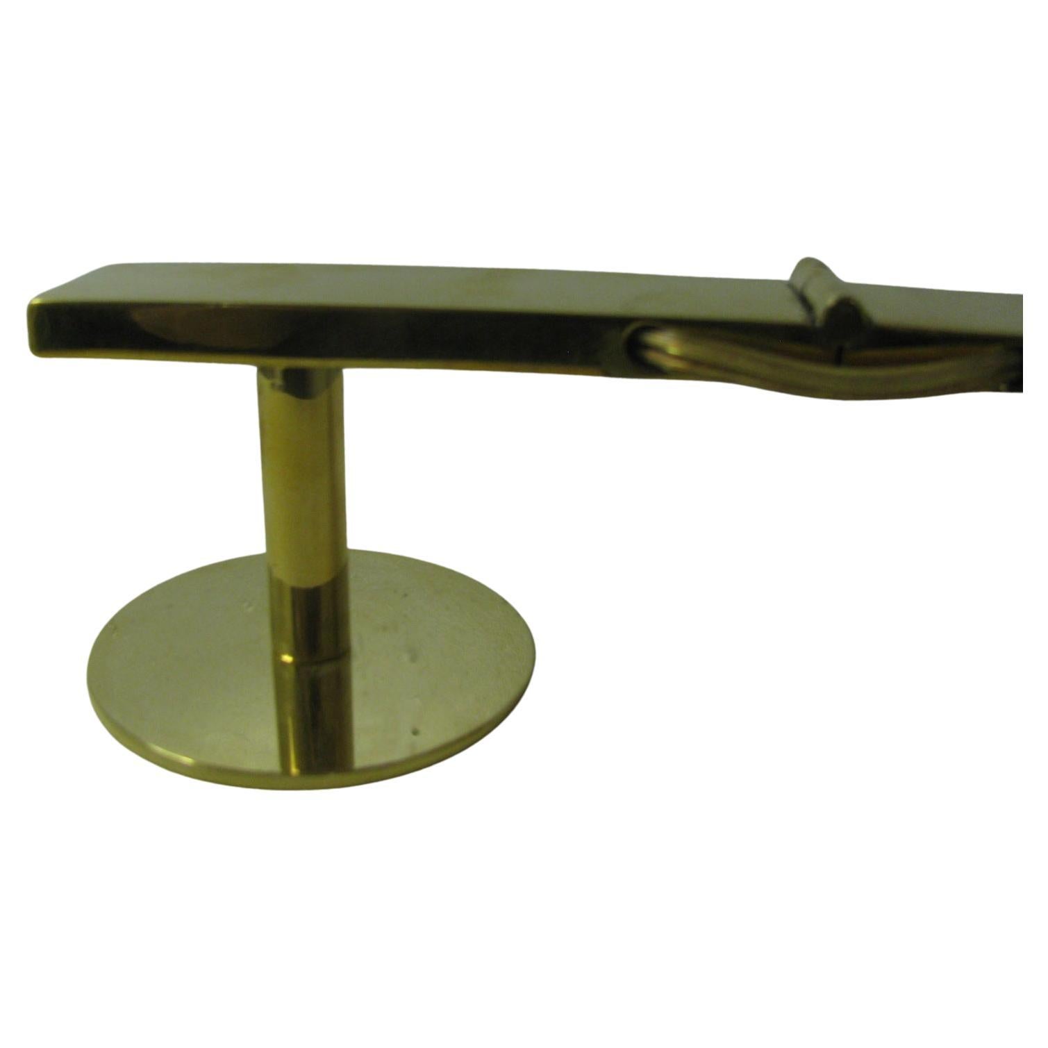 Mid-20th Century Art Deco Mid-Century Modern Flip Floor Torchiere and Reading Lamp by Kurt Versen For Sale