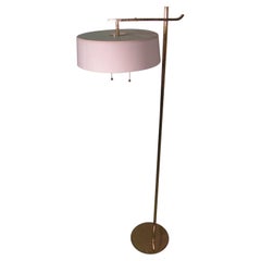 Lámpara de lectura y antorcha de pie Art Decó Mid Century Modern Flip de Kurt Versen